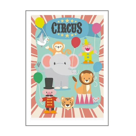 Studio Circus plakat med Cirkus, A3