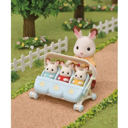 Sylvanian Families, trillinge-klapvogn