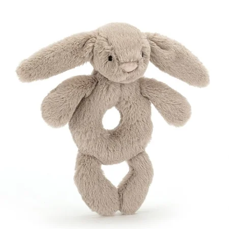 Jellycat Bashful kanin ringrangle, Beige