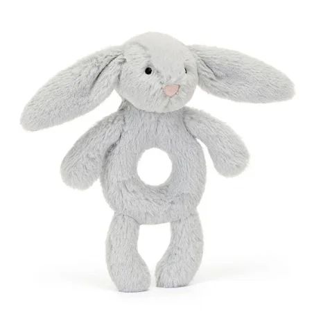 Jellycat Bashful kanin ring rangle, Silver