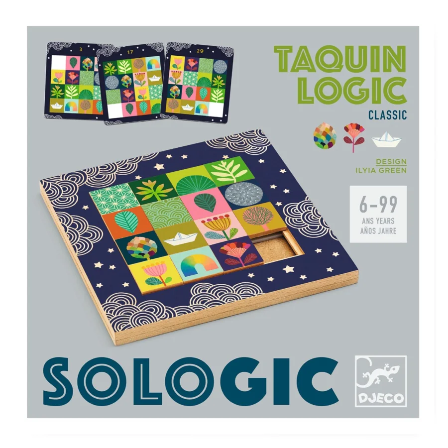 Djeco Spil Sologic, Taquin Logic