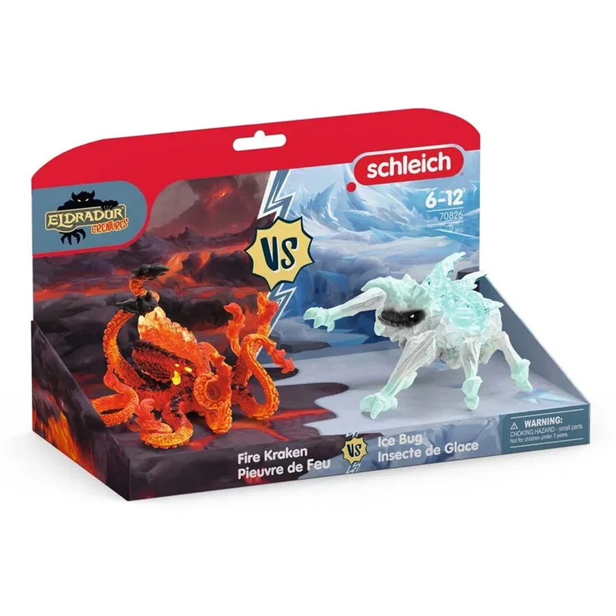 Schleich Ice bug vs Fire kraken