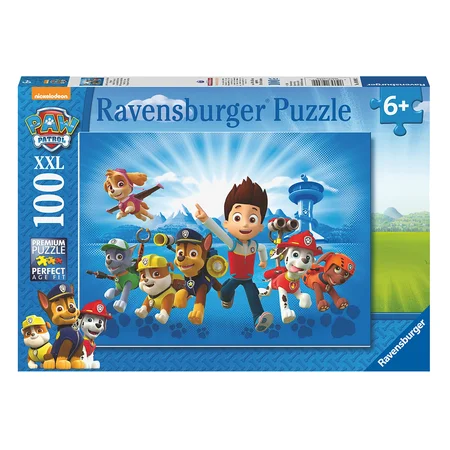 Paw Patrol puslespil med store brikker, 100 brikker