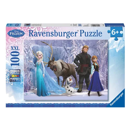 Frozen puslespil med store brikker, 100 brikker