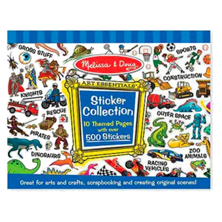 Melissa & Doug klistermærkebog, blue