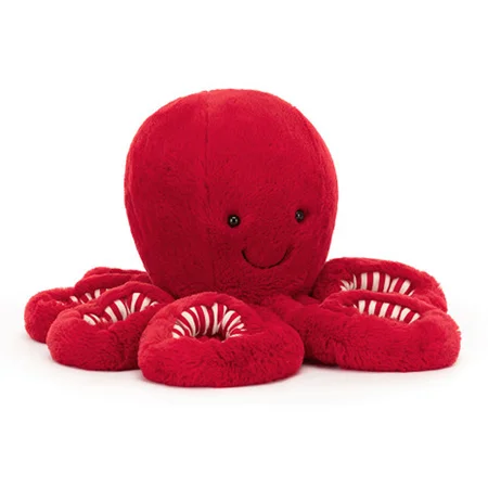 Jellycat blæksprutte cranberry, lille