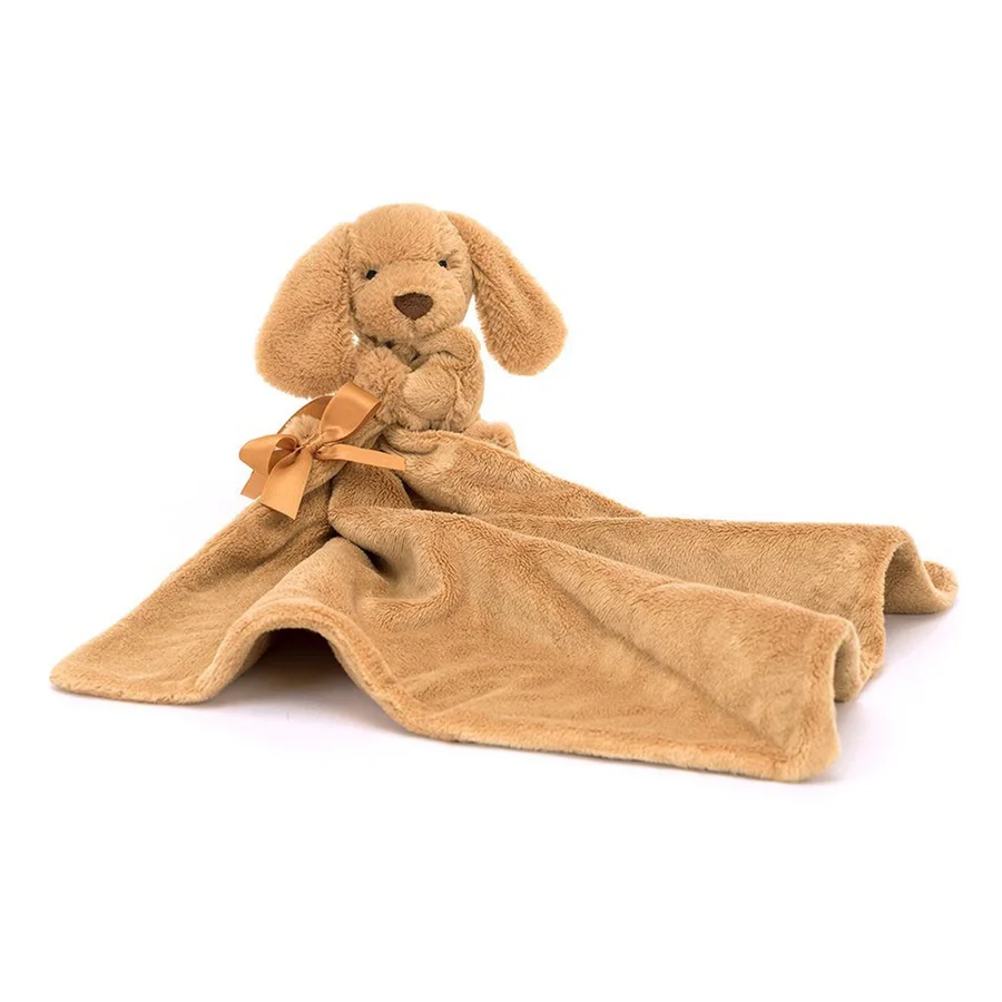 Jellycat Bashful hund, Toffee nusseklud