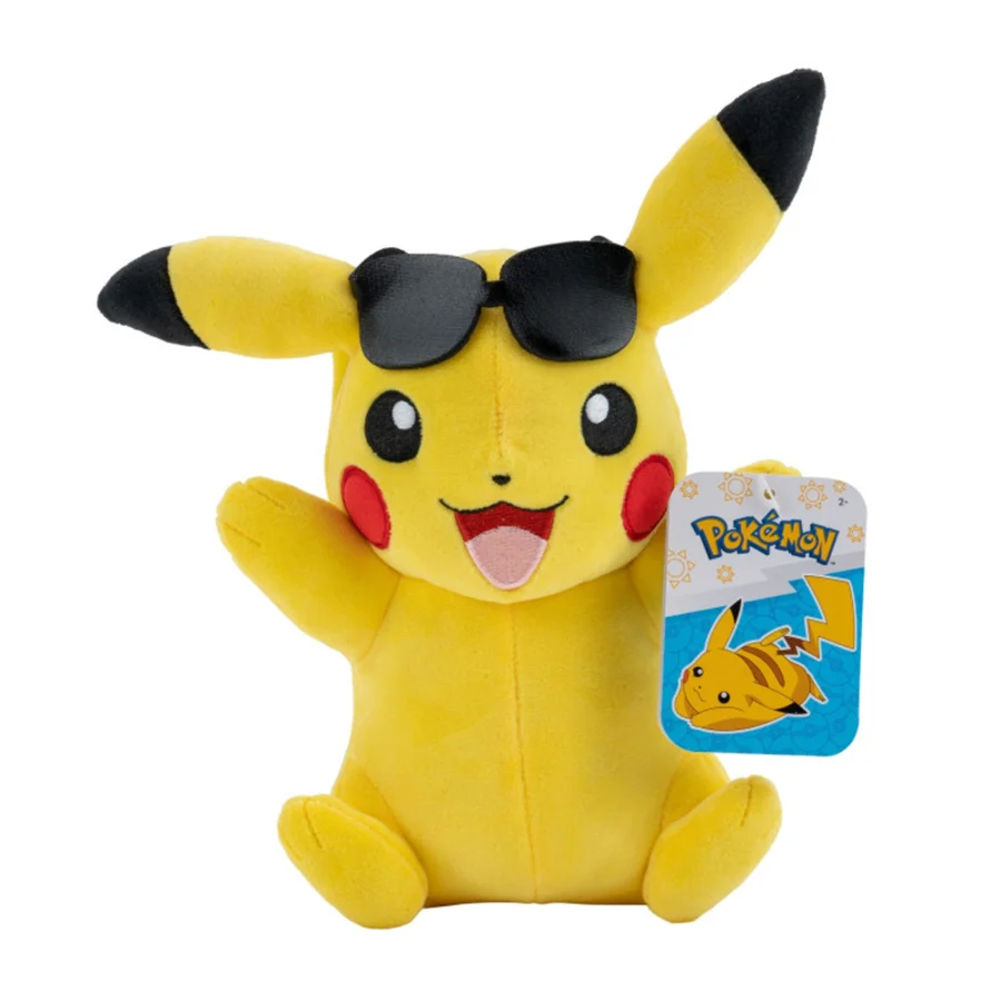 Pokemon Pikachu bamse med solbrille, 20 cm