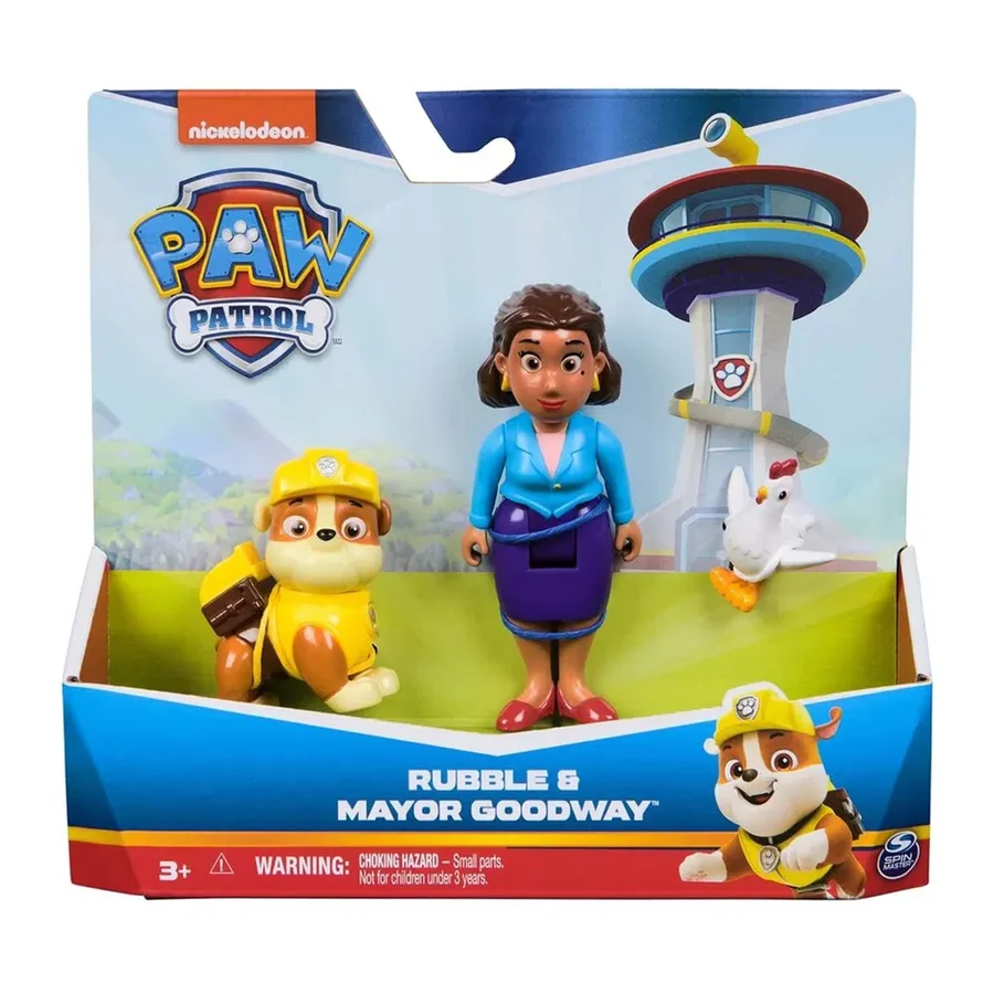 Paw Patrol Hero pup - Mayor Goodway & Rubble