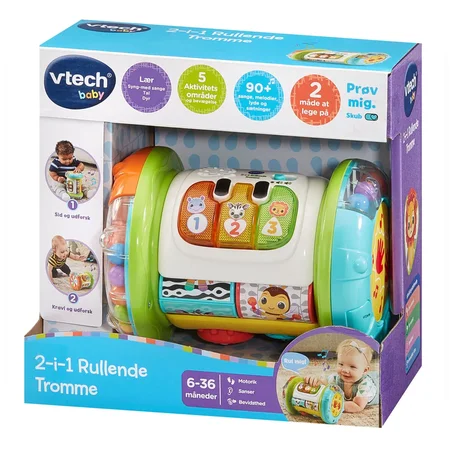 Vtech 2-In 1 rolling explorer tromme