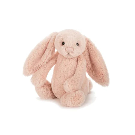 Jellycat bamse, bashful kanin blush - 18 cm