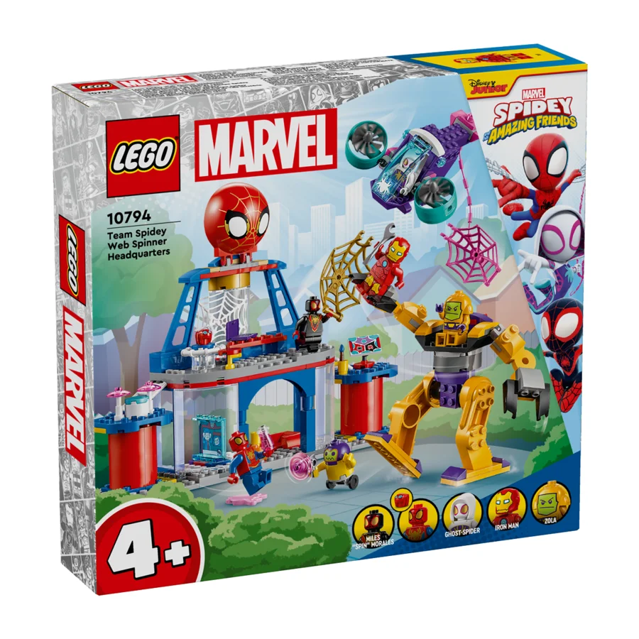 LEGO® MARVEL Team Spideys netspinder-hovedkvarter