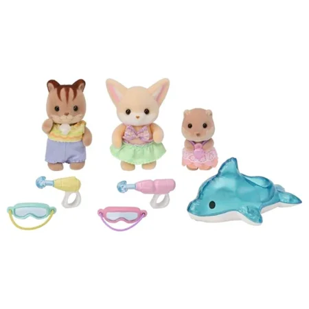 Sylvanian Families Børnehave venner - Pool Fun trio