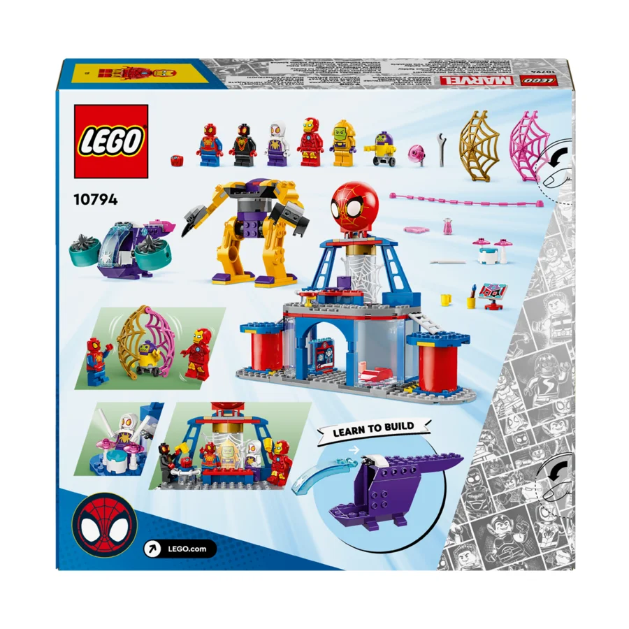 LEGO® MARVEL Team Spideys netspinder-hovedkvarter