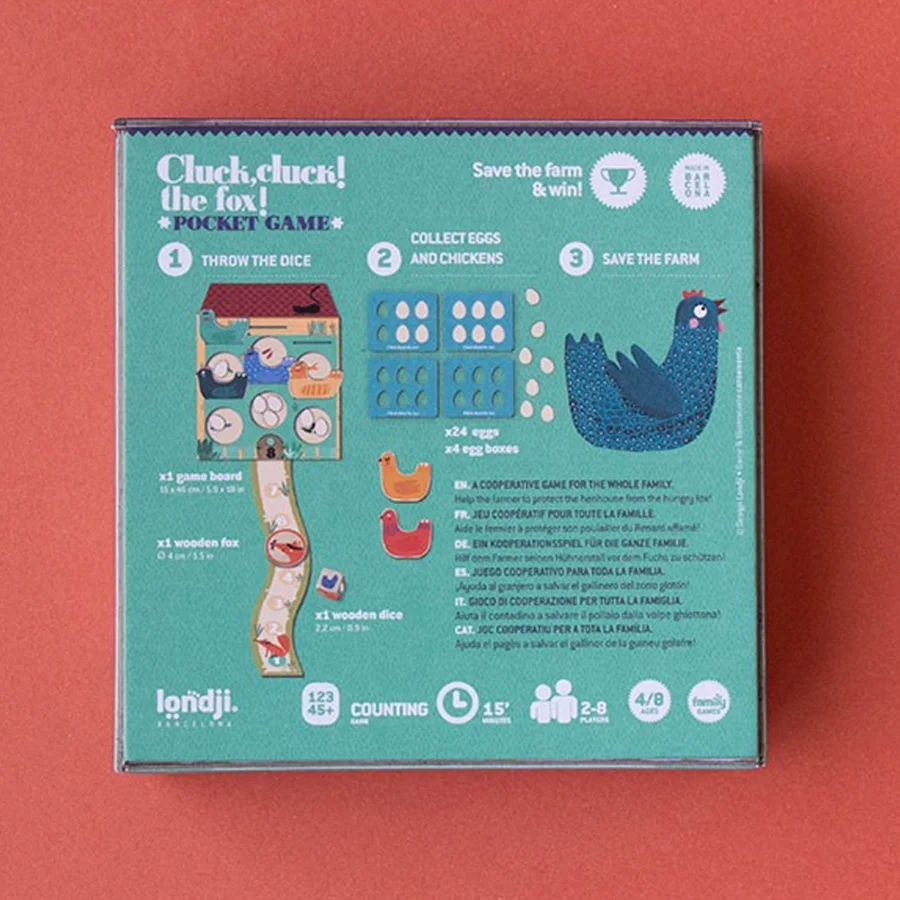 Londji pocket game, Cluck cluck