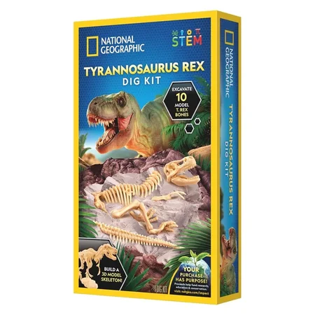 National Geographic Tyrannosaurus Rex udgravningssæt