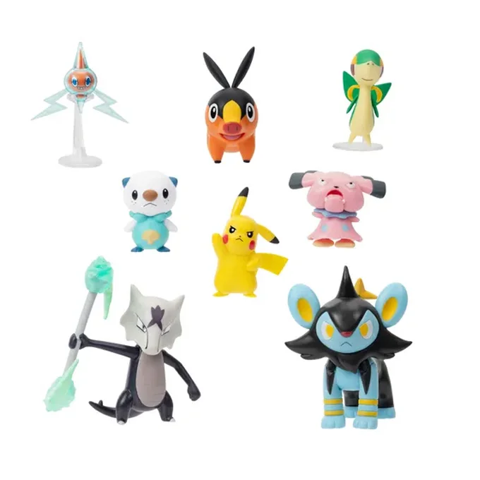 Pokemon Battle figurer 8 stk