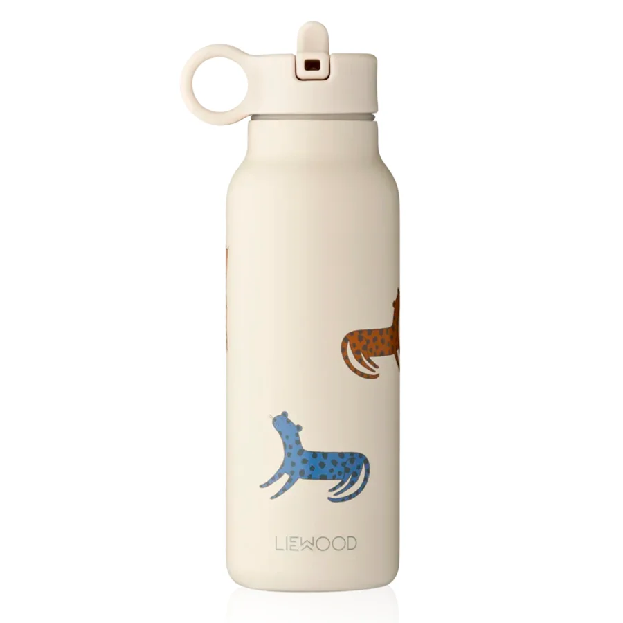 Liewood Falk Vand Flaske 350 ml, leopard multi mix