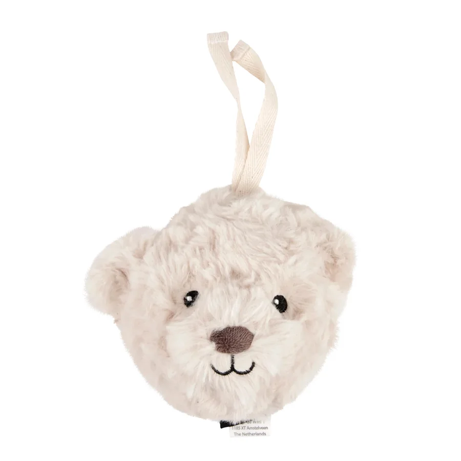 Flow Amsterdam Lou transportabel hjertelydsbamse, beige