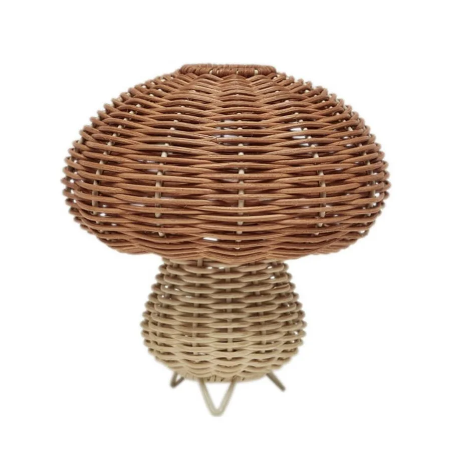 OYOY Rattan Mushroom natlampe, nature