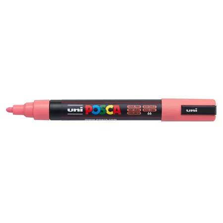 Posca marker PC-5M, coral