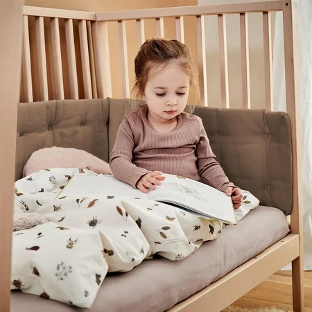 Leander sengerand til Linea™ og Luna™ babyseng, mocca