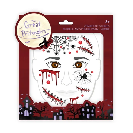 Great Pretenders Zombie ansigts stickers