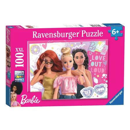 Barbie puslespil med store brikker, 100 brikker