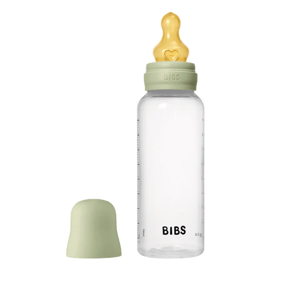 BIBS sutteflaske 270 ml, medium flow, Sage