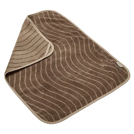 Leander Topper til puslepude, organic, Woodland mocca