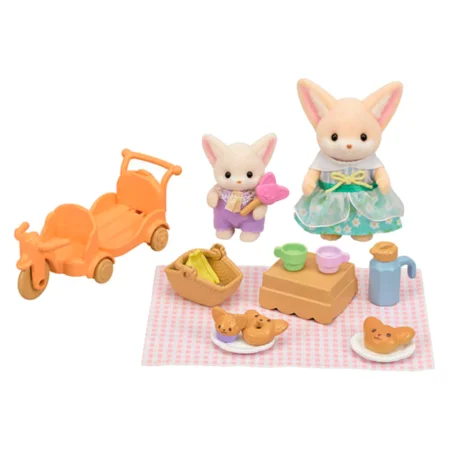 Sylvanian Families, Picknick-Set Wüstenfuchs-Schwester und Babyfuchs