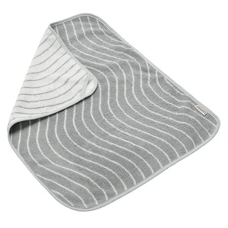Leander Topper til puslepude, organic, Woodland cool grey