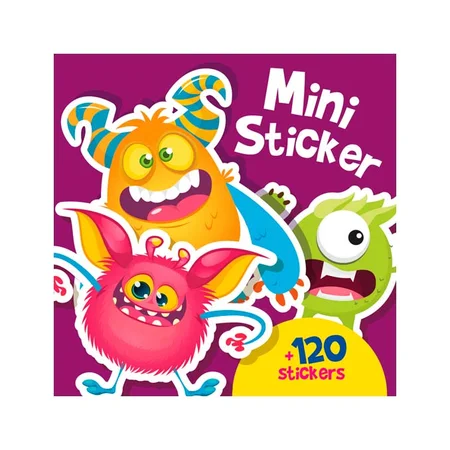Snip Snap Snude Mini Stickers, Monster