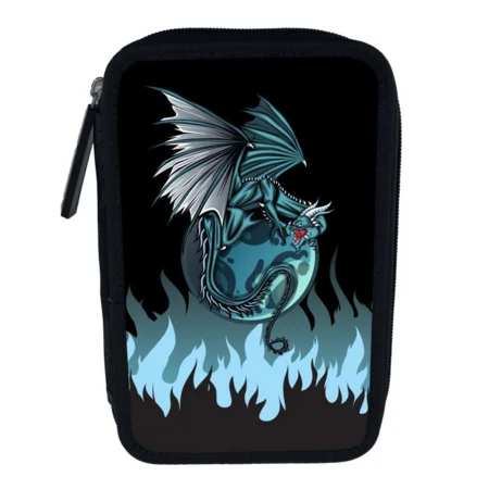Federtasche 2 Fächer von Tinka , Drache
