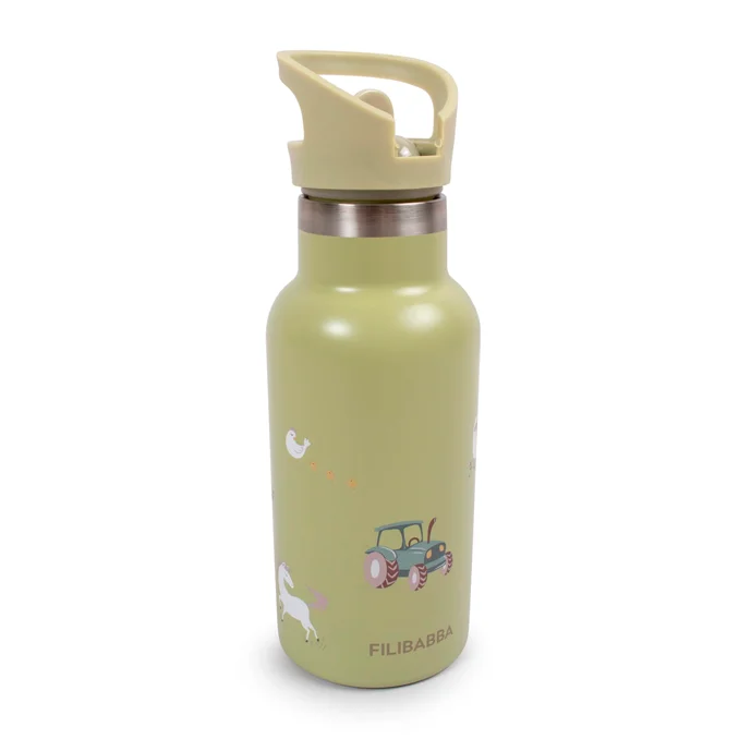 Filibabba Edelstahl-Trinkflasche, Magic Farm