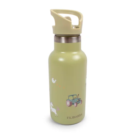 Filibabba Edelstahl-Trinkflasche, Magic Farm