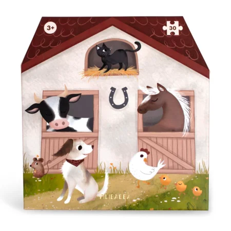 Filibabba großes Puzzle "Bauernhof", 30 Teile