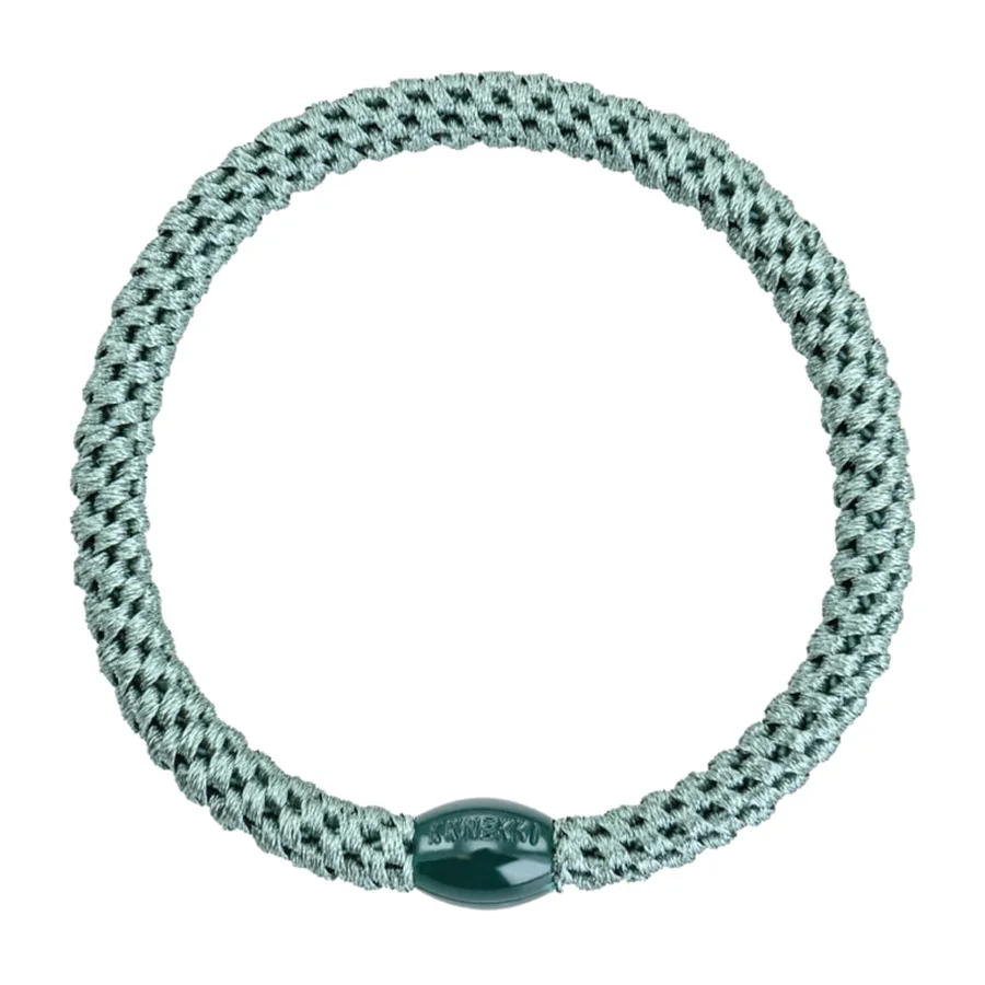 Kknekki slim hårelastik, Faded Green