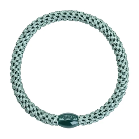 Kknekki slim hårelastik, Faded Green