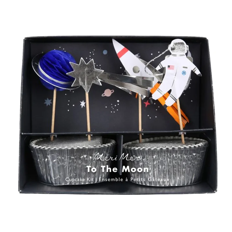Meri Meri cupcake sæt, space