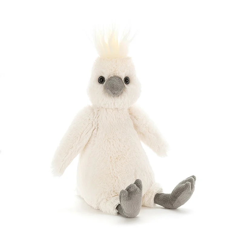 Jellycat bamse, Bashful Kakadue - 18 cm