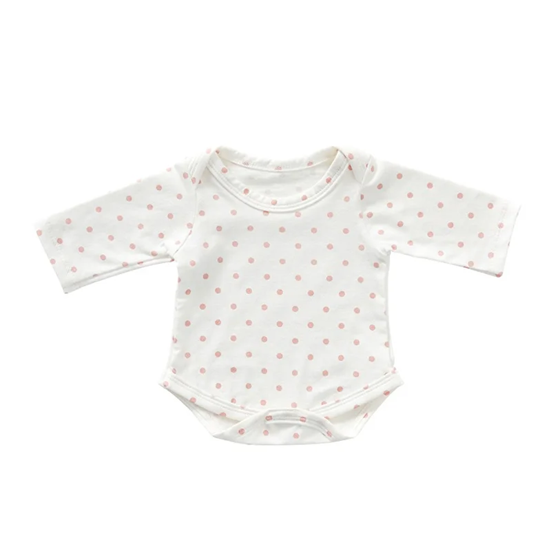 by Astrup dukketøj, body med rosa prikker 30-35 cm