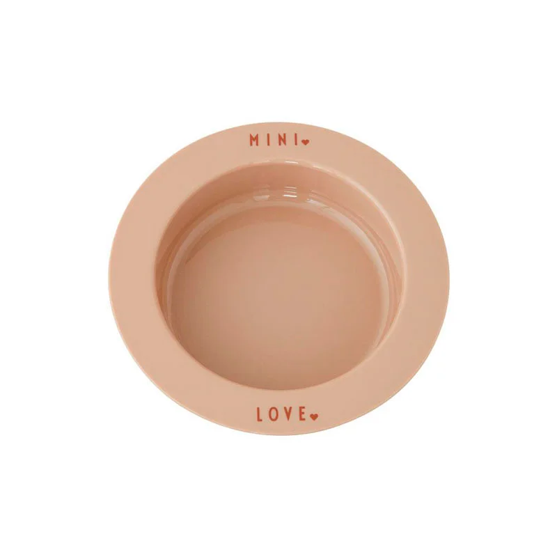 Design Letters Mini Favourite dyb tallerken i Ecozen, Beige