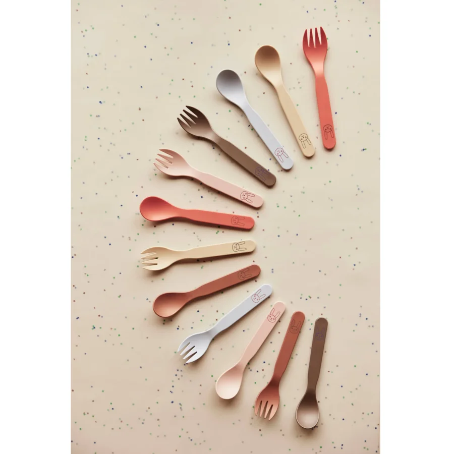 Pullo Besteckset, apricot, OYOY 