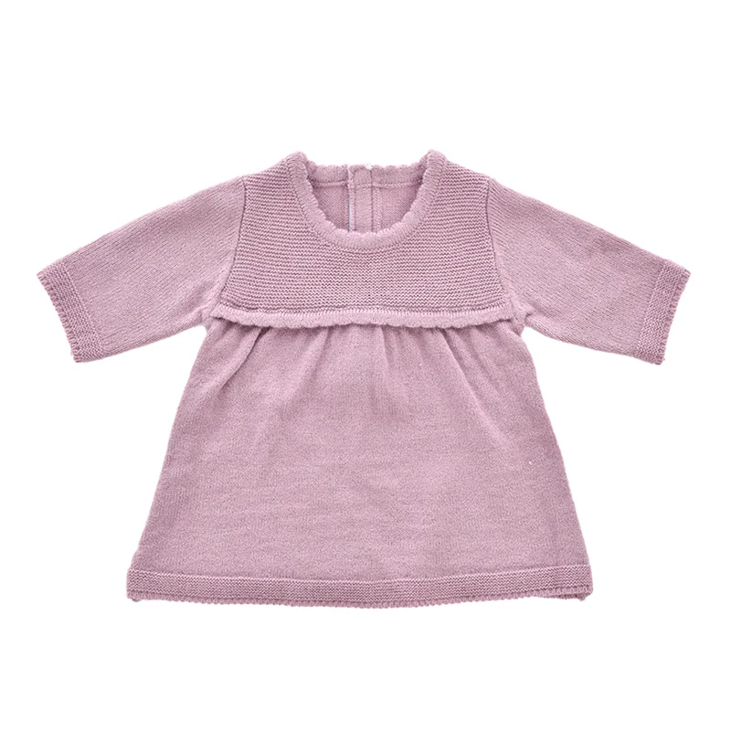by Astrup Puppenkleidung, Strickkleid plum - 40-45 cm
