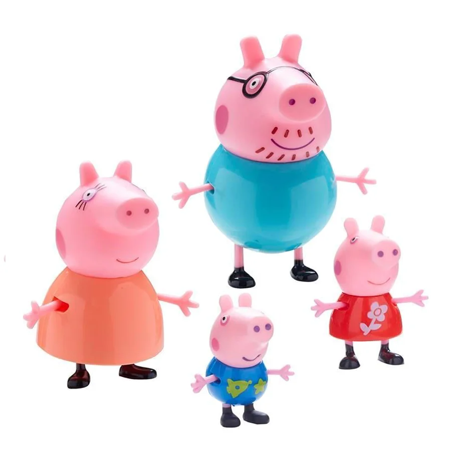 Gurli Gris figurer med bevægelige dele, familie