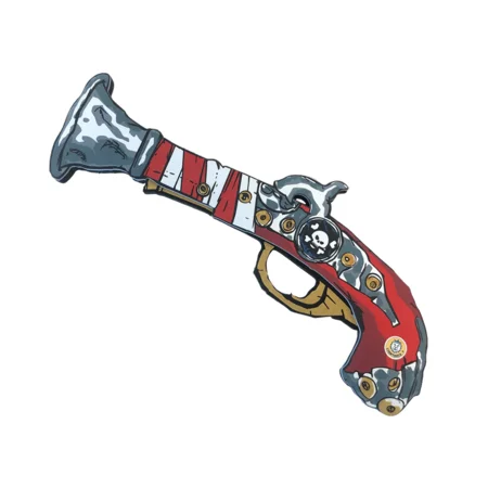 Liontouch Pirate Line, Piratenpistole - rot gestreift
