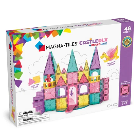 Magna-Tiles Deluxe Schloss 48 stk