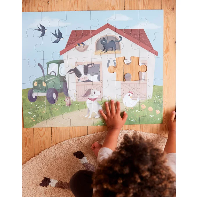 Filibabba großes Puzzle "Bauernhof", 30 Teile