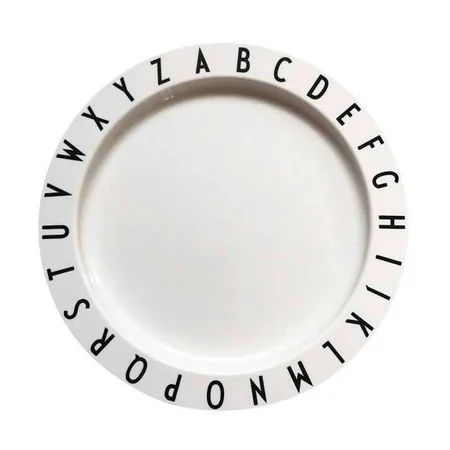 Design Letters Eat & Learn tallerken, tritan